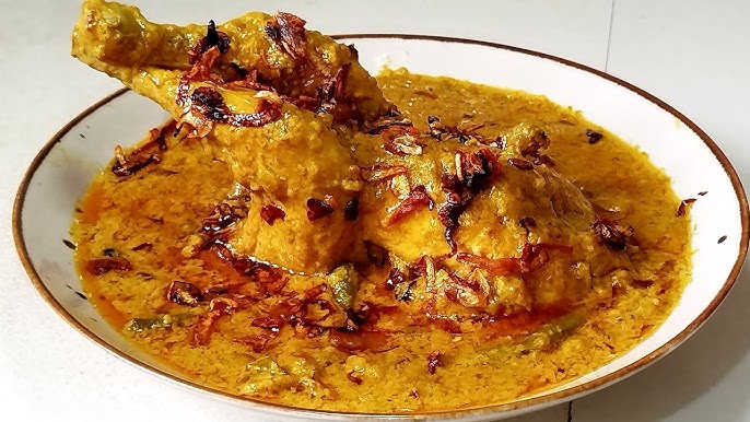 নারকেল দুধে মুরগির আস্ত রোস্টের রেসিপি