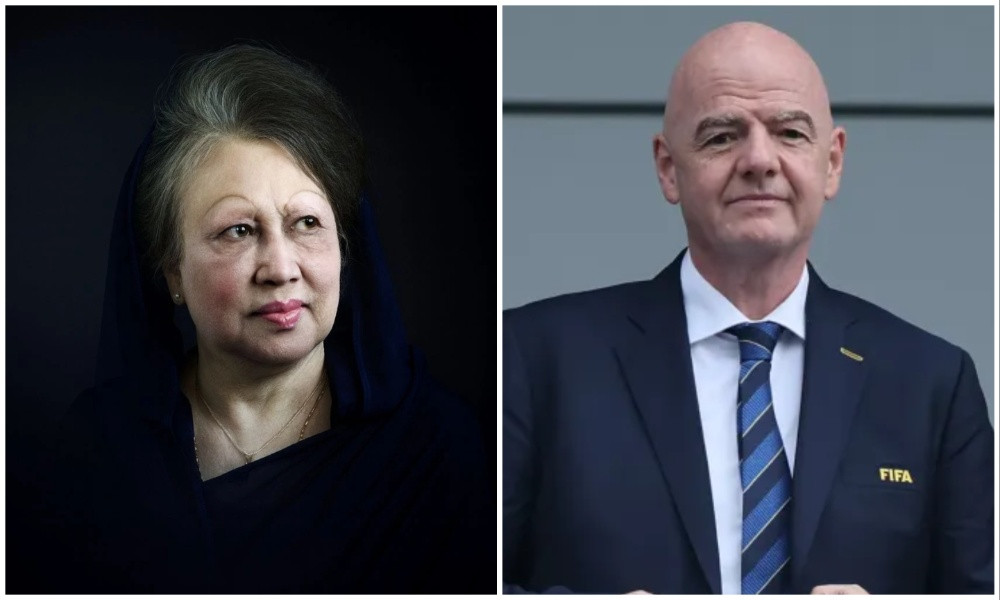 বেগম খালেদা জিয়ার মৃত্যুতে ফিফা সভাপতির শোক